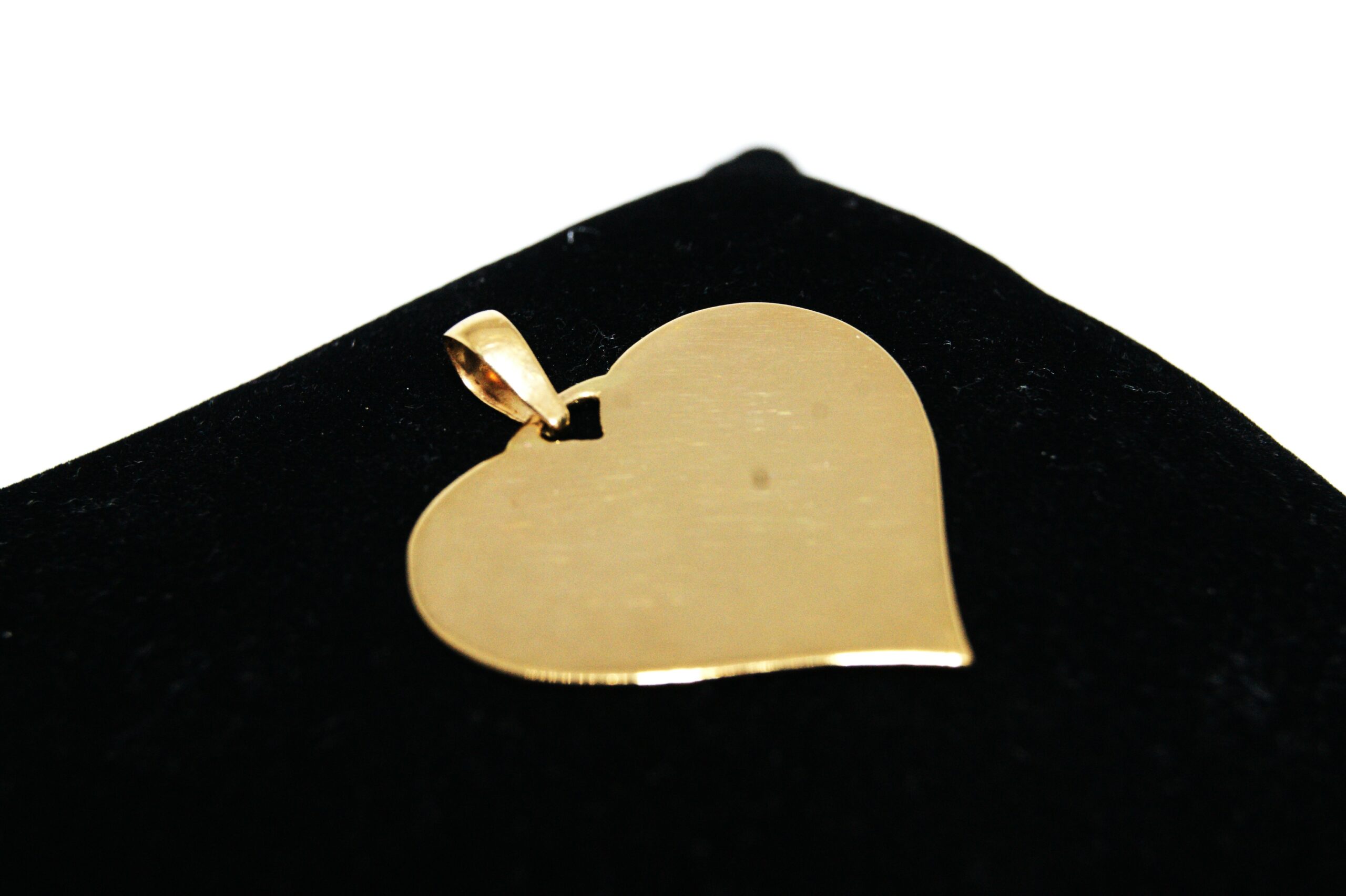 cœur pendentif en or jaune création les 3 ors tarbes